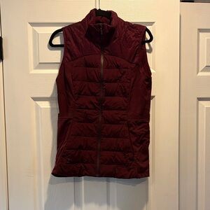 Lululemon Athletica Maroon Quilted Vest